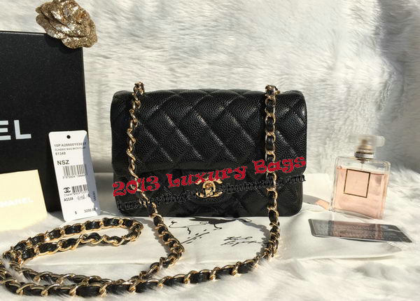 Chanel Classic Flap Bags black Original Cannage Patterns A1116 Gold Chanel Classic Flap Bags black Original Cannage Patterns A1116 Gold