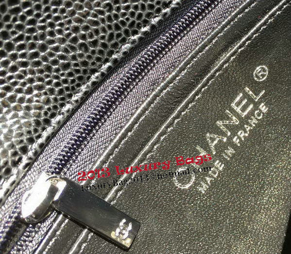 Chanel Classic Flap Bags black Original Cannage Patterns A1116 Silver Chanel Classic Flap Bags black Original Cannage Patterns A1116 Silver