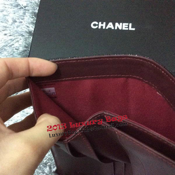 Chanel Matelasse Bi-Fold Wallet Cannage Pattern A31508 Chanel Matelasse Bi-Fold Wallet Cannage Pattern A31508