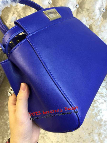 Fendi mini Peekaboo Bag Calfskin Leather 30320 Royal Fendi mini Peekaboo Bag Calfskin Leather 30320 Royal