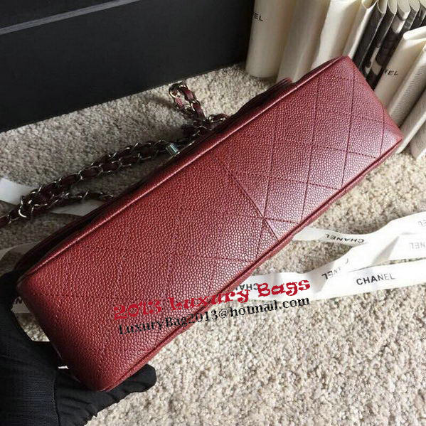 Chanel Classic Flap Bags Original Caviar Leather A1113 Burgundy Chanel Classic Flap Bags Original Caviar Leather A1113 Burgundy