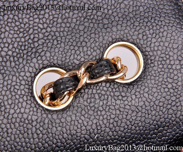 Chanel Jumbo Flap Bag Black Cannage Pattern A28600 Gold Chanel Jumbo Flap Bag Black Cannage Pattern A28600 Gold