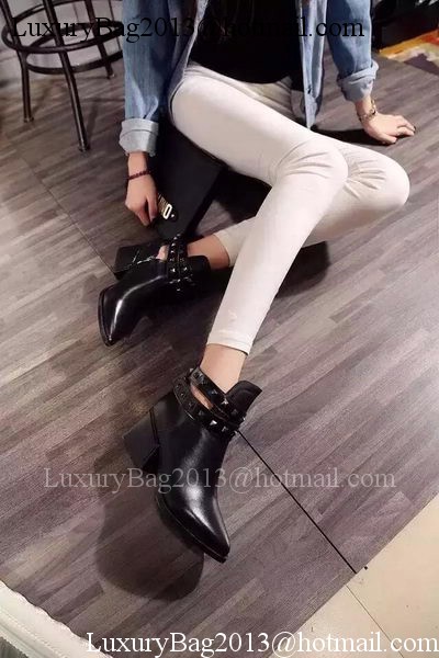Valentino Ankle Boot Leather VT687 Black