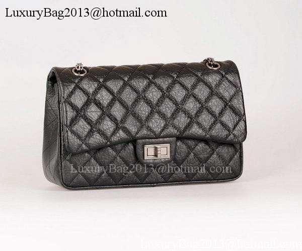Chanel Jumbo Classic Flap Bag Black Calfskin Leather A28668 Silver Chanel Jumbo Classic Flap Bag Black Calfskin Leather A28668 Silver