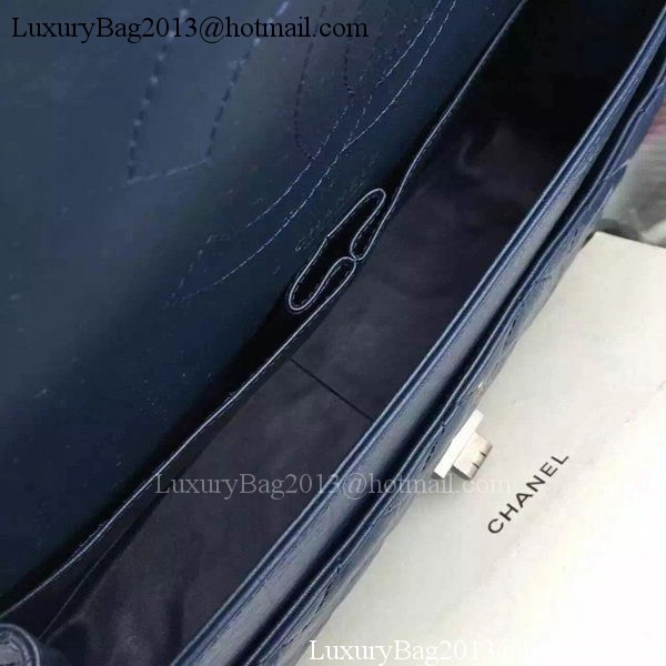 Chanel Jumbo Classic Flap Bag Black Original Calfskin Leather CHA6212 Blue Chanel Jumbo Classic Flap Bag Black Original Calfskin Leather CHA6212 Blue