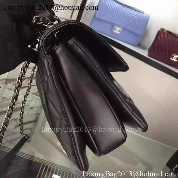 Chanel Classic Top Flap Bag Black Original Leather A98079 Silver Chanel Classic Top Flap Bag Black Original Leather A98079 Silver