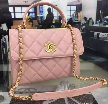 Chanel Classic Top Flap Bag Original Leather A98079 Pink Chanel Classic Top Flap Bag Original Leather A98079 Pink