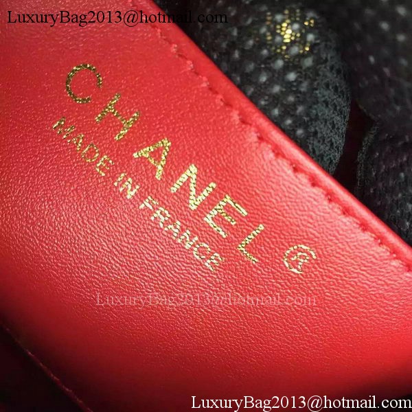 Chanel Classic mini Flap Bag Red Original Patent Leather CF7171 Gold Chanel Classic mini Flap Bag Red Original Patent Leather CF7171 Gold
