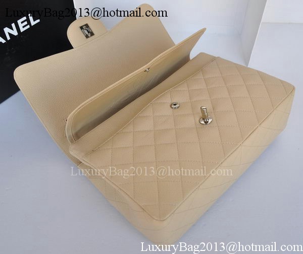 Chanel Jumbo Double Flaps Bag Apricot Cannage Pattern A36097 Silver Chanel Jumbo Double Flaps Bag Apricot Cannage Pattern A36097 Silver