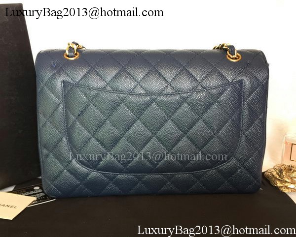 Chanel Jumbo Double Flaps Bag Blue Cannage Pattern A36097 Gold Chanel Jumbo Double Flaps Bag Blue Cannage Pattern A36097 Gold