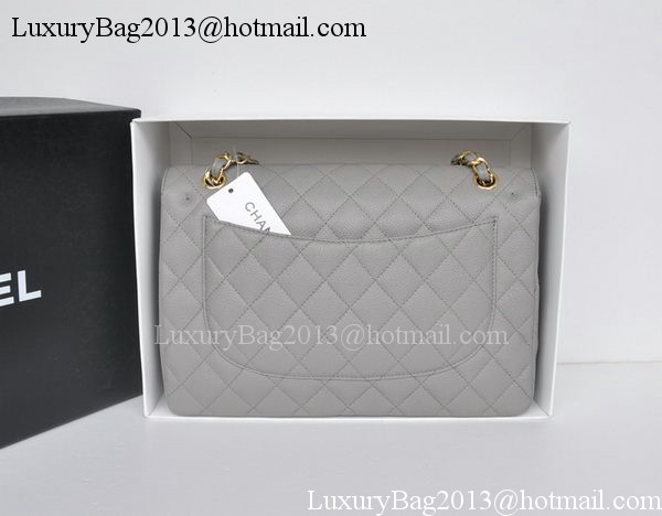 Chanel Jumbo Double Flaps Bag Grey Cannage Pattern A36097 Gold Chanel Jumbo Double Flaps Bag Grey Cannage Pattern A36097 Gold