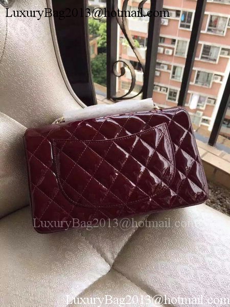 Chanel mini Classic Flap Bag Original Patent A1116 Burgundy Chanel mini Classic Flap Bag Original Patent A1116 Burgundy