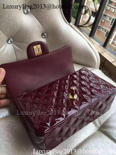 Chanel mini Classic Flap Bag Original Patent A1116 Burgundy Chanel mini Classic Flap Bag Original Patent A1116 Burgundy