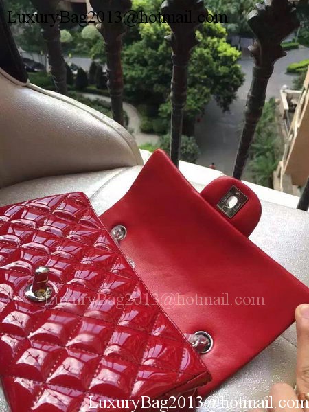 Chanel mini Classic Flap Bag Original Patent A1116 Red Chanel mini Classic Flap Bag Original Patent A1116 Red