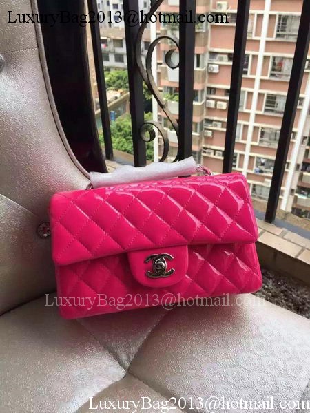 Chanel mini Classic Flap Bag Original Patent A1116 Rose Chanel mini Classic Flap Bag Original Patent A1116 Rose