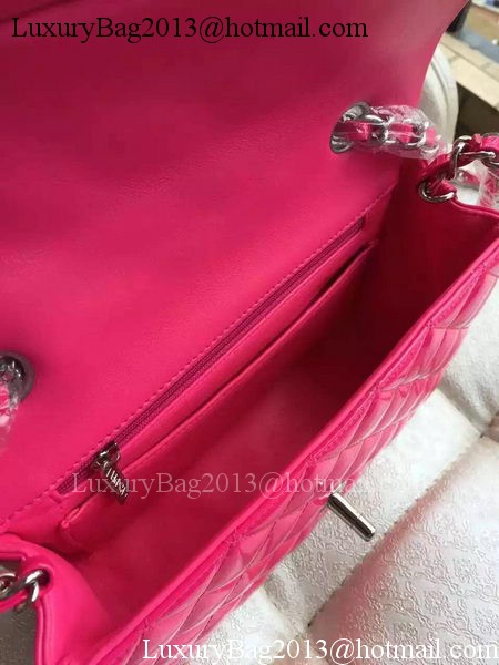 Chanel mini Classic Flap Bag Original Patent A1116 Rose Chanel mini Classic Flap Bag Original Patent A1116 Rose