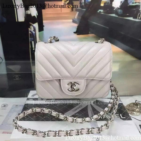 Chanel Classic MINI Flap Bag Cannage Pattern Leather A8171 Grey Chanel Classic MINI Flap Bag Cannage Pattern Leather A8171 Grey