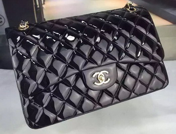 Chanel Classic Flap Bag Original Patent Leather CHA7212 Black Chanel Classic Flap Bag Original Patent Leather CHA7212 Black