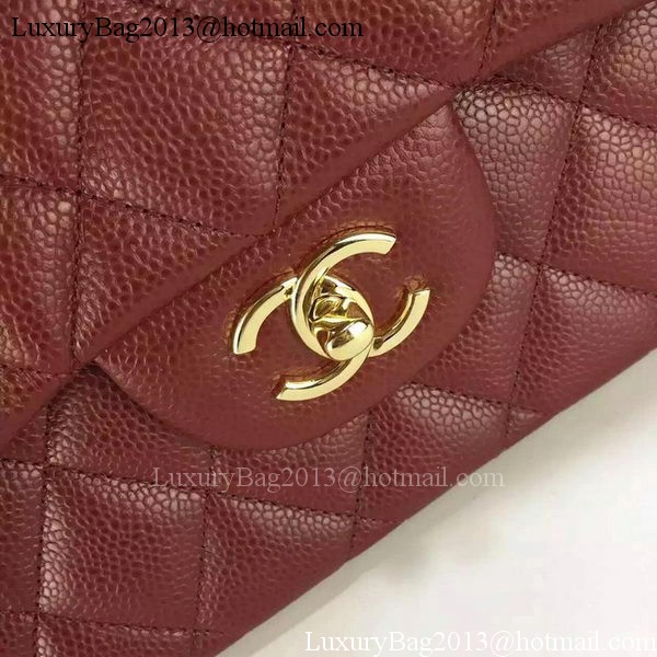 Chanel Classic Flap Bag Original Cannage Patterns A1119 Burgundy Chanel Classic Flap Bag Original Cannage Patterns A1119 Burgundy