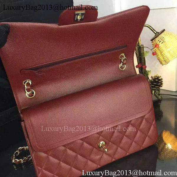 Chanel Classic Flap Bag Original Cannage Patterns A1119 Burgundy Chanel Classic Flap Bag Original Cannage Patterns A1119 Burgundy