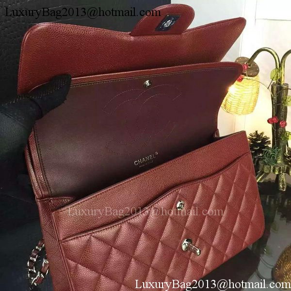 Chanel Classic Flap Bag Original Cannage Patterns A1119 Burgundy Chanel Classic Flap Bag Original Cannage Patterns A1119 Burgundy