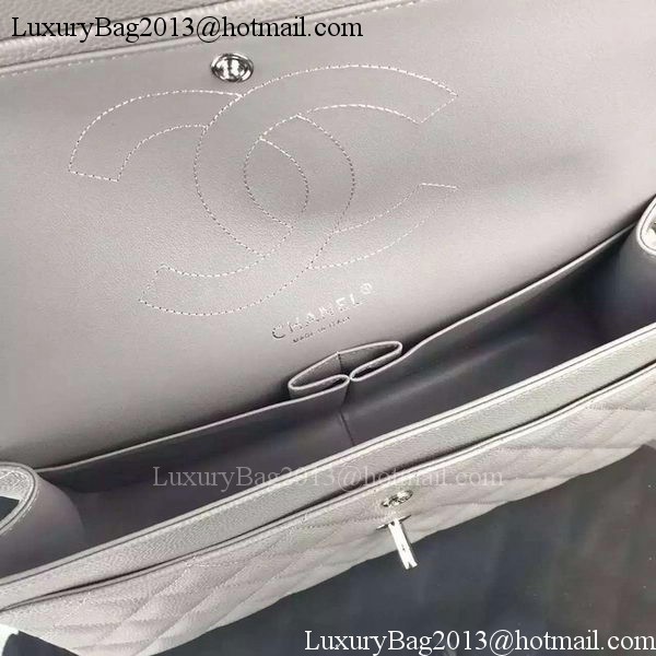Chanel Classic Flap Bag Original Cannage Patterns A1119 Grey Chanel Classic Flap Bag Original Cannage Patterns A1119 Grey