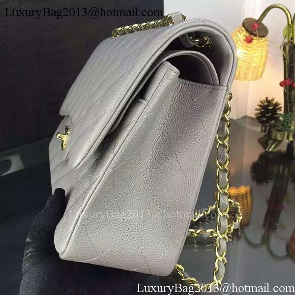 Chanel Classic Flap Bag Original Cannage Patterns A1119 Grey Chanel Classic Flap Bag Original Cannage Patterns A1119 Grey