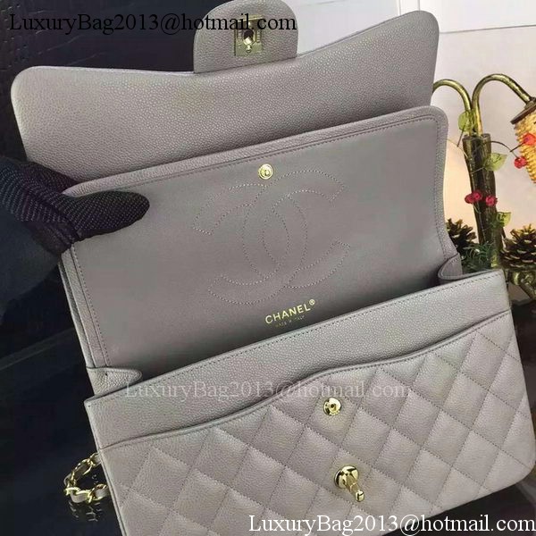 Chanel Classic Flap Bag Original Cannage Patterns A1119 Grey Chanel Classic Flap Bag Original Cannage Patterns A1119 Grey