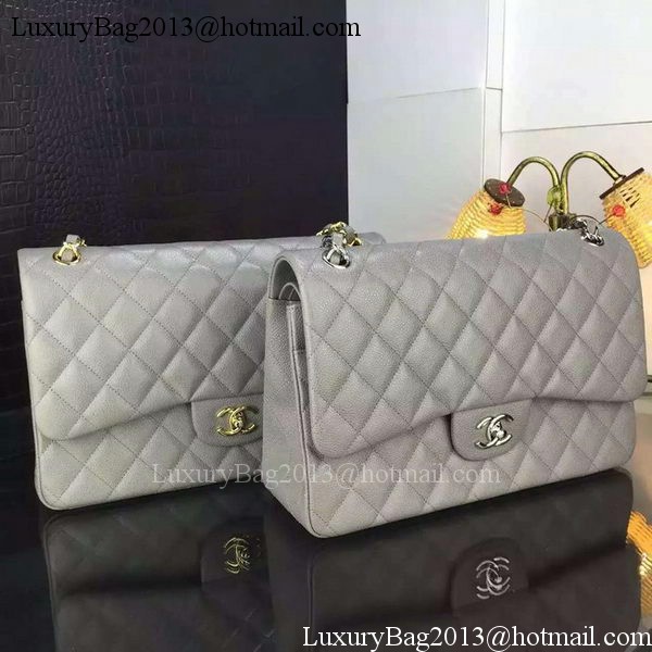 Chanel Classic Flap Bag Original Cannage Patterns A1119 Grey Chanel Classic Flap Bag Original Cannage Patterns A1119 Grey