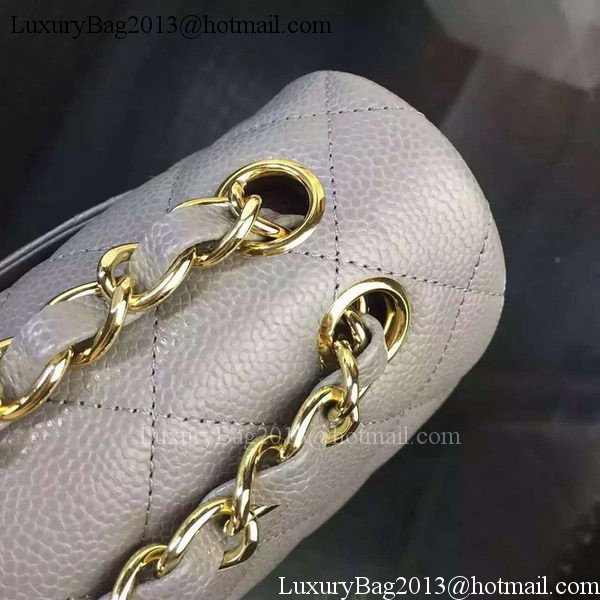 Chanel Classic Flap Bag Original Cannage Patterns A1119 Grey Chanel Classic Flap Bag Original Cannage Patterns A1119 Grey