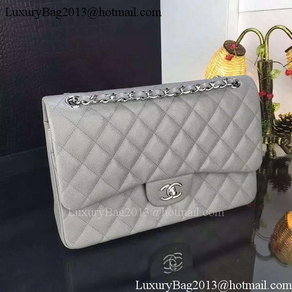 Chanel Classic Flap Bag Original Cannage Patterns A1119 Grey Chanel Classic Flap Bag Original Cannage Patterns A1119 Grey