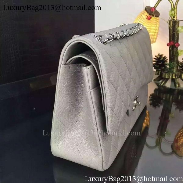Chanel Classic Flap Bag Original Cannage Patterns A1119 Grey Chanel Classic Flap Bag Original Cannage Patterns A1119 Grey