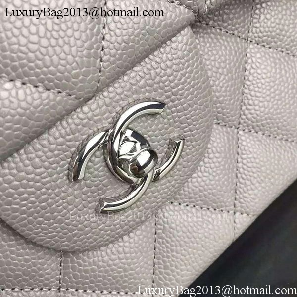 Chanel Classic Flap Bag Original Cannage Patterns A1119 Grey Chanel Classic Flap Bag Original Cannage Patterns A1119 Grey