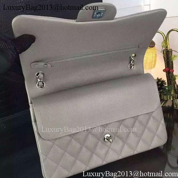 Chanel Classic Flap Bag Original Cannage Patterns A1119 Grey Chanel Classic Flap Bag Original Cannage Patterns A1119 Grey