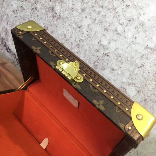 Louis Vuitton Monogram Canvas Treasure Box 40666 Light Red Louis Vuitton Monogram Canvas Treasure Box 40666 Light Red