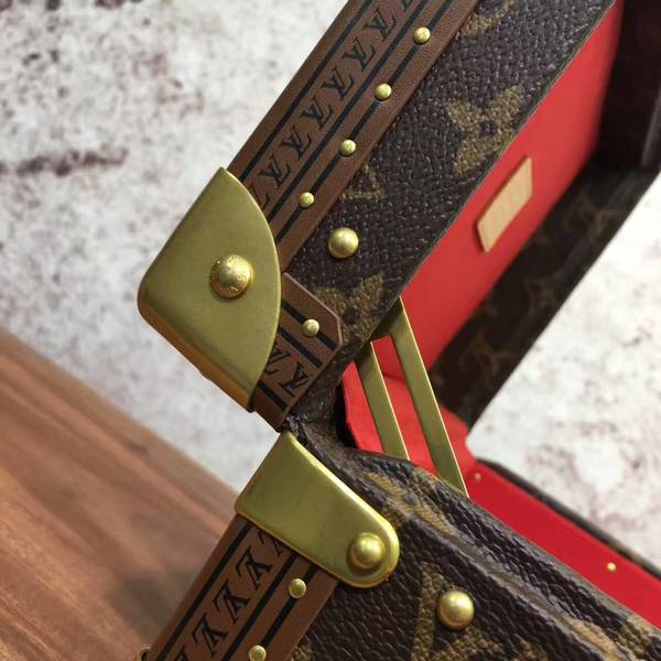 Louis Vuitton Monogram Canvas Treasure Box 40666 Red Louis Vuitton Monogram Canvas Treasure Box 40666 Red