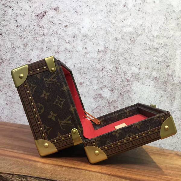 Louis Vuitton Monogram Canvas Treasure Box 40666 Red Louis Vuitton Monogram Canvas Treasure Box 40666 Red