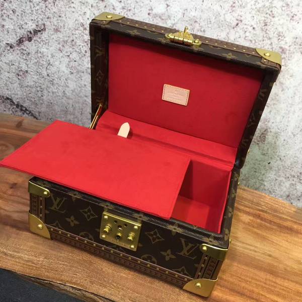 Louis Vuitton Monogram Canvas Treasure Box 40666 Red Louis Vuitton Monogram Canvas Treasure Box 40666 Red