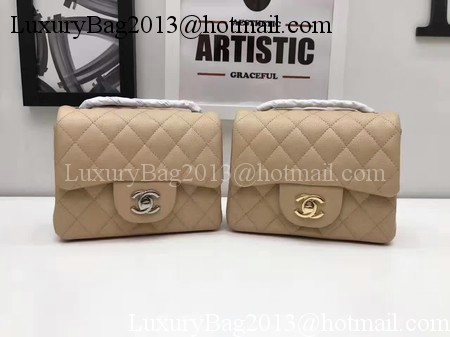 Chanel Classic MINI Flap Bag Original Cannage Pattern A1115 Apricot Chanel Classic MINI Flap Bag Original Cannage Pattern A1115 Apricot
