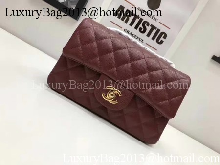 Chanel mini Classic Flap Bag Original Cannage Pattern A1116 Wine Chanel mini Classic Flap Bag Original Cannage Pattern A1116 Wine