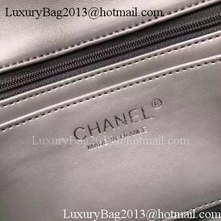 Chanel mini Classic Flap Bag Original Sheepskin Leather A1116 Grey Chanel mini Classic Flap Bag Original Sheepskin Leather A1116 Grey
