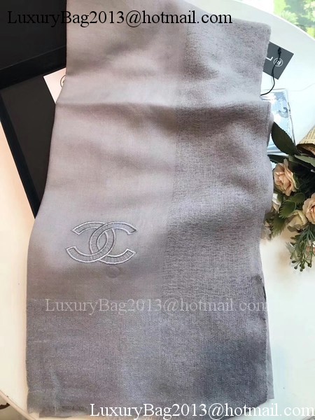 Chanel Scarf CC2836 Grey Chanel Scarf CC2836 Grey