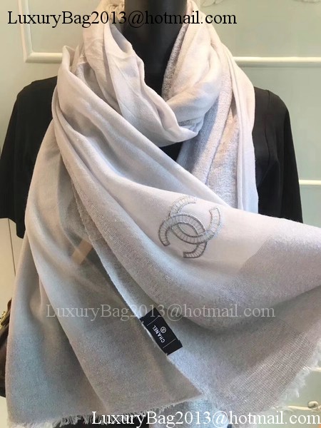 Chanel Scarf CC2836 Grey Chanel Scarf CC2836 Grey