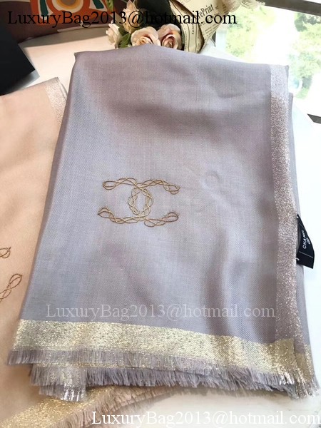 Chanel Scarf CC2837 Grey Chanel Scarf CC2837 Grey