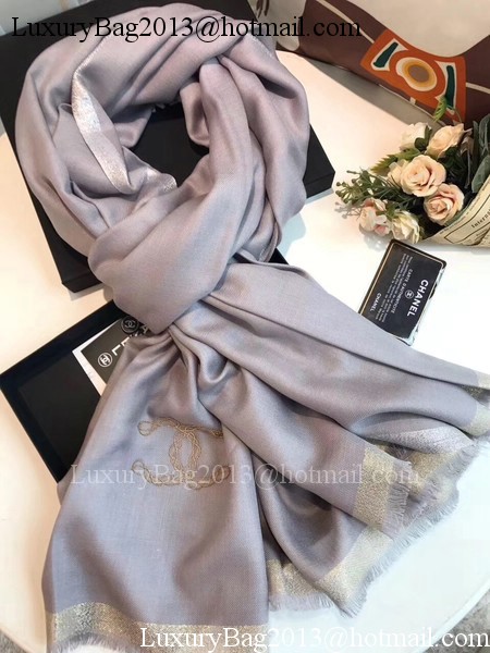 Chanel Scarf CC2837 Grey Chanel Scarf CC2837 Grey
