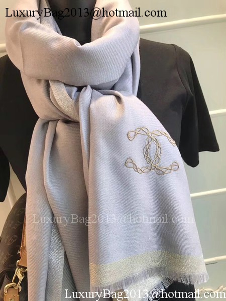 Chanel Scarf CC2837 Grey Chanel Scarf CC2837 Grey