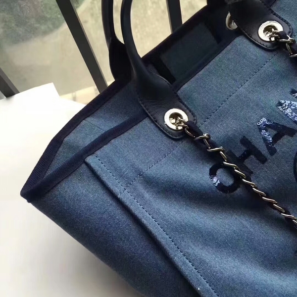 Chanel Deauville Tote Bag Original Canvas Leather A68047-1 Chanel Deauville Tote Bag Original Canvas Leather A68047-1