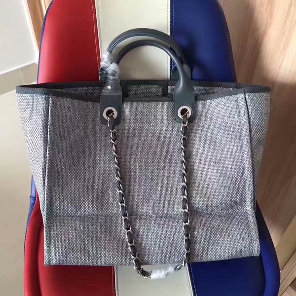 Chanel Deauville Tote Bag Original Canvas Leather A68047-5 Chanel Deauville Tote Bag Original Canvas Leather A68047-5