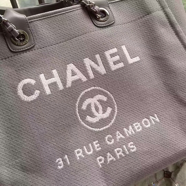 Chanel Deauville Tote Bag Original Canvas Leather A68047-11 Chanel Deauville Tote Bag Original Canvas Leather A68047-11