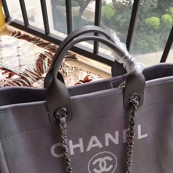 Chanel Deauville Tote Bag Original Canvas Leather A68047-11 Chanel Deauville Tote Bag Original Canvas Leather A68047-11